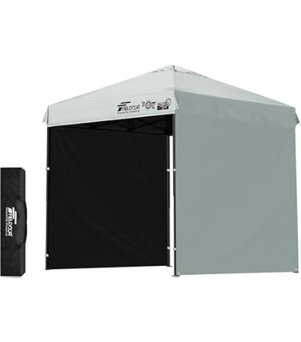 Amazon | FIELDOOR ワンタッチタープテント 【4点ロック/スチール